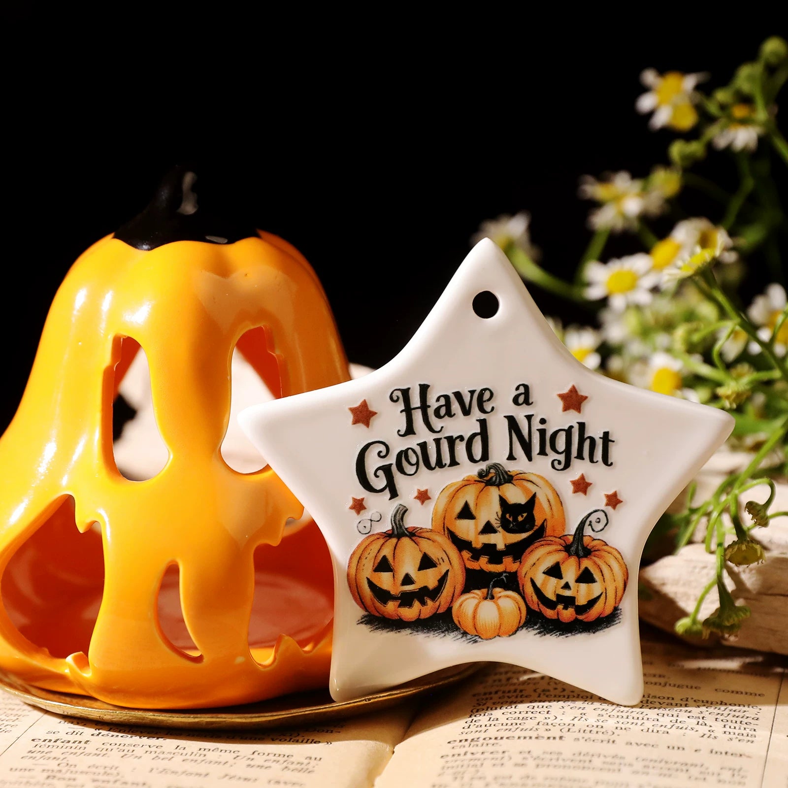 2 Sheets Waterproof Rub on Stickers - Halloween