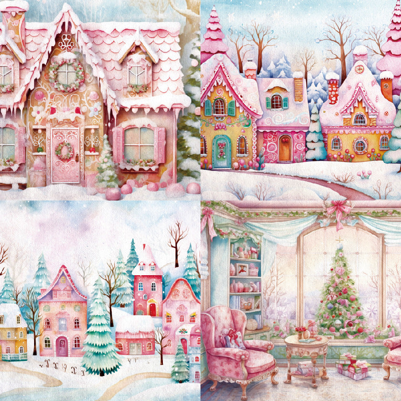 6 inch Fairy House Scrapbook Paper Pad SKP443