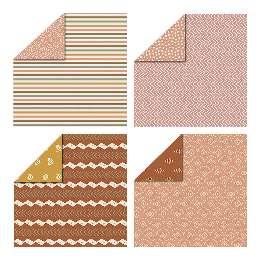 12 inch Scrapbook Paper Pad JYY064