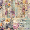 6 inch Vintage FLoral Scrapbook Paper Pad SKP328