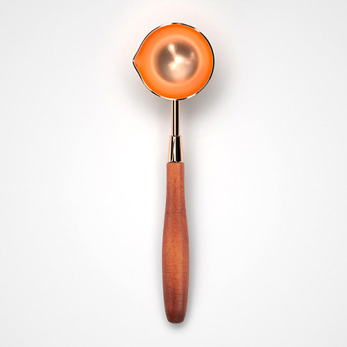 Maple Elegance: Professional Wax Seal Melting Spoon