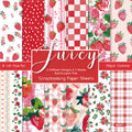 6 inch Strawberry Scrapbook Paper Pad SKP611