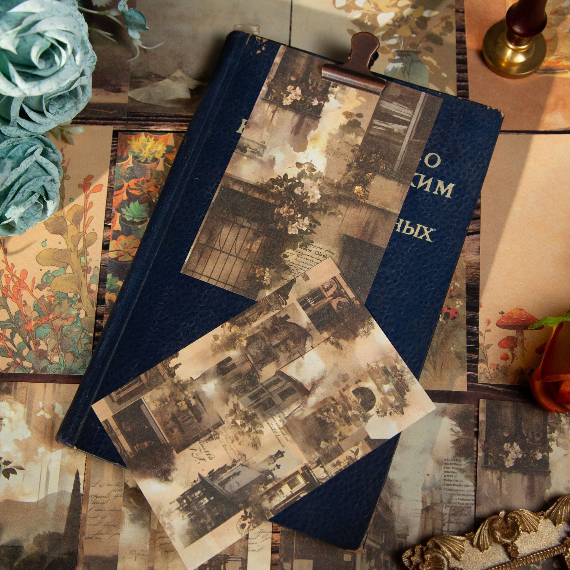 30 Pcs Vintage Background Paper SJYX