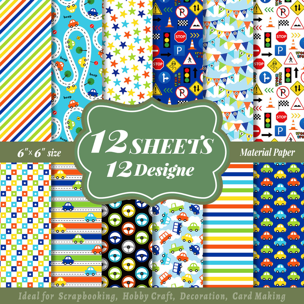 6 inch Trafic Scrapbook Paper Pad PA320