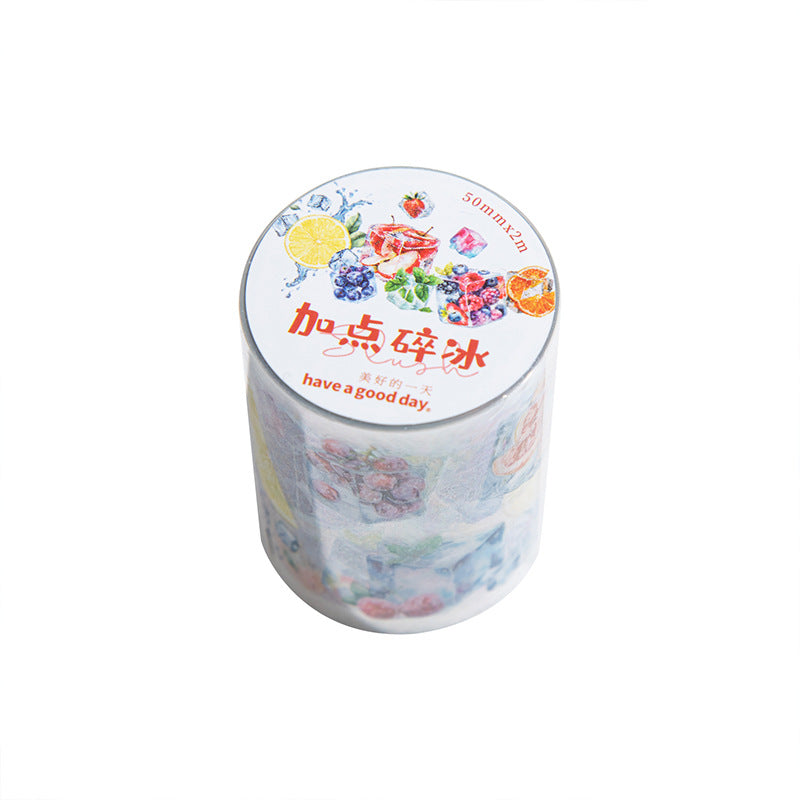 1 Roll Ice Cube PET Stickers Tape JDSB