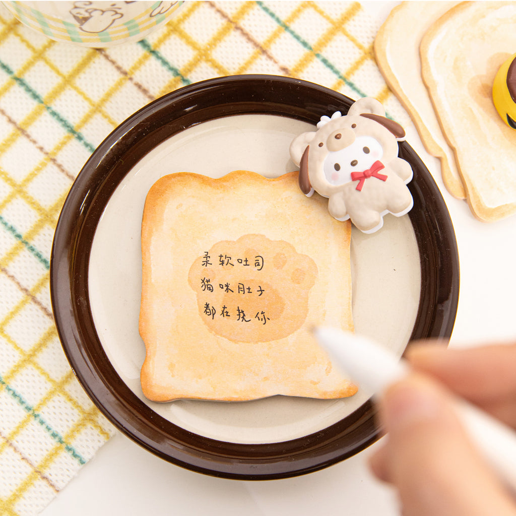 30 Pcs Creative Bread Notepad MZTS