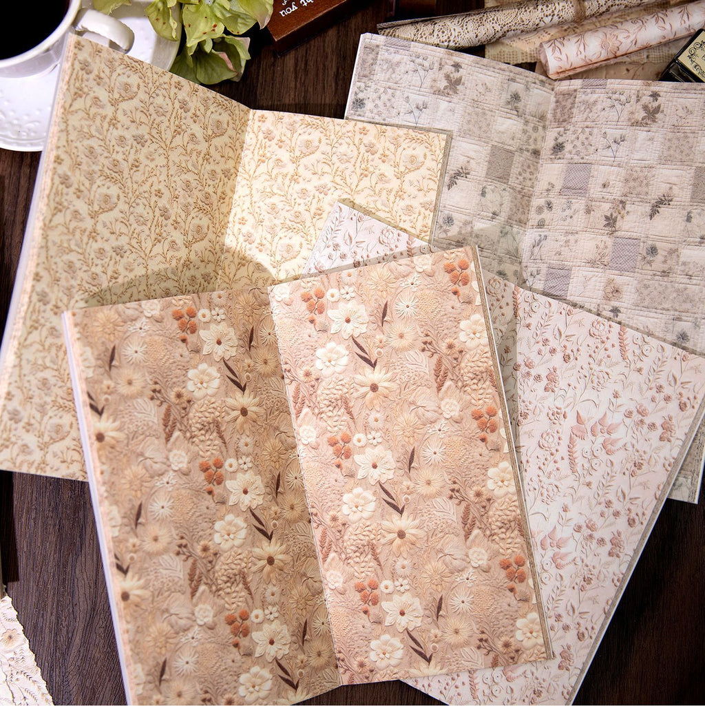 60 Pcs Vintage Scrapbook Paper CRZCC