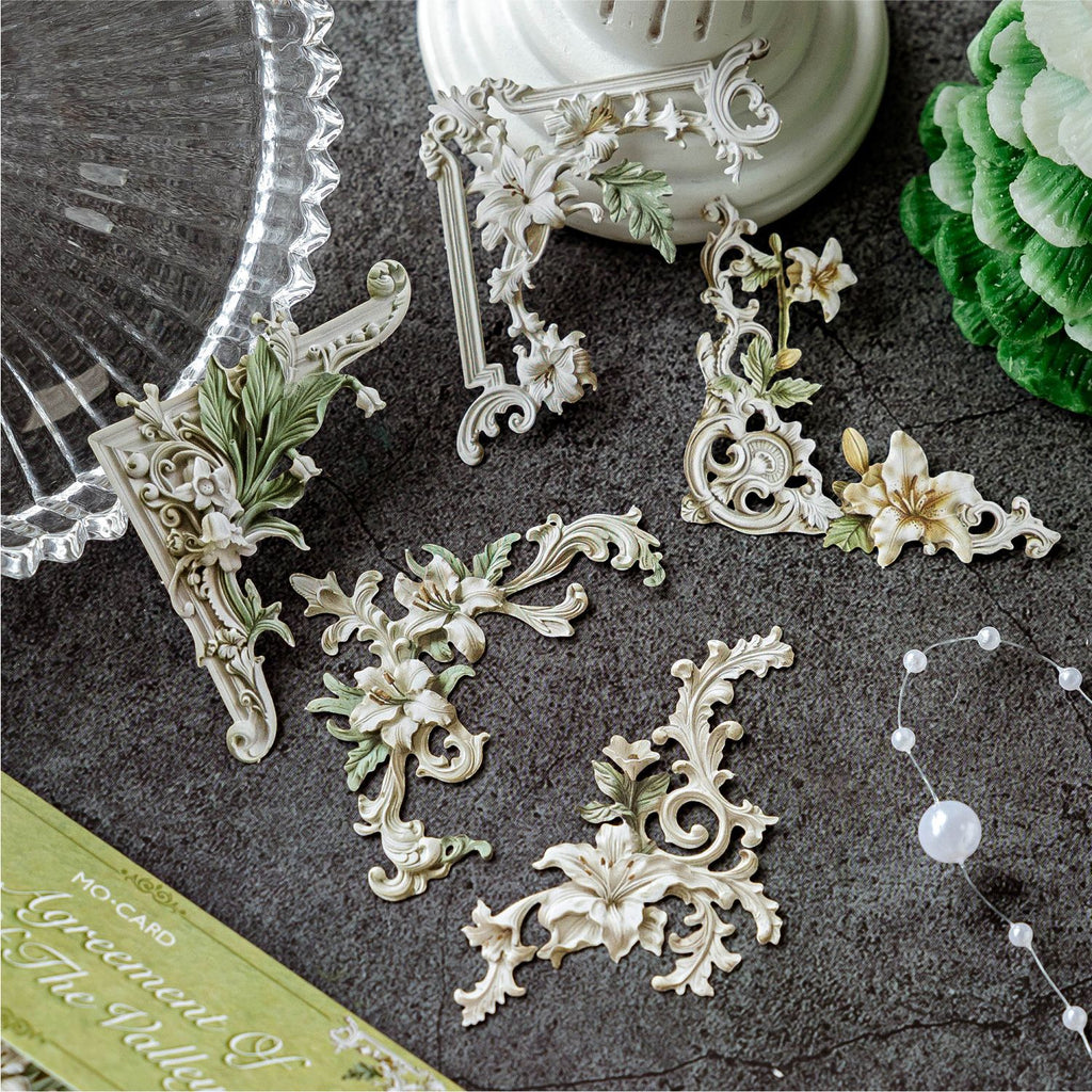 20 Pcs Hollow Corner Stickers GDSY