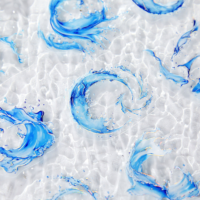 20 Pcs Water Theme PET Stickers ZRSJ