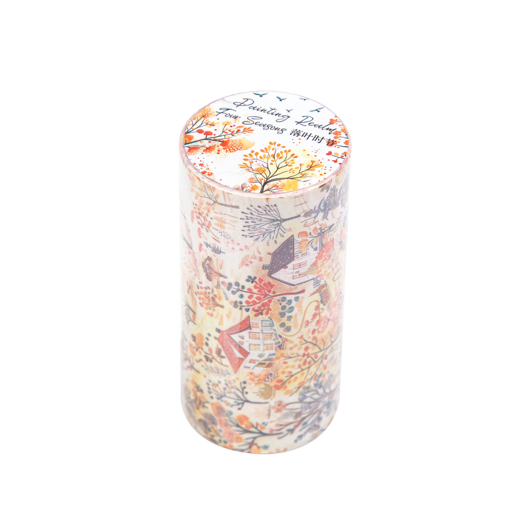 1 Roll Seasonal Painting Washi Stickers Tape SJHJ