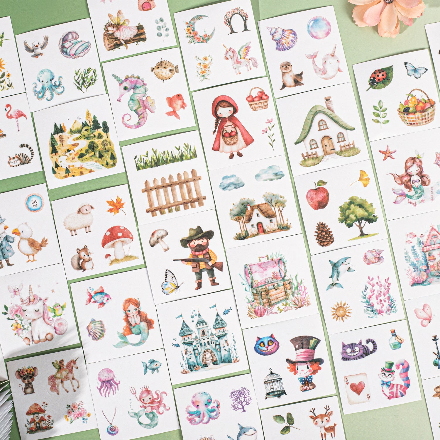 40 Sheets Fairy Theme Washi Stickers Book XGTH