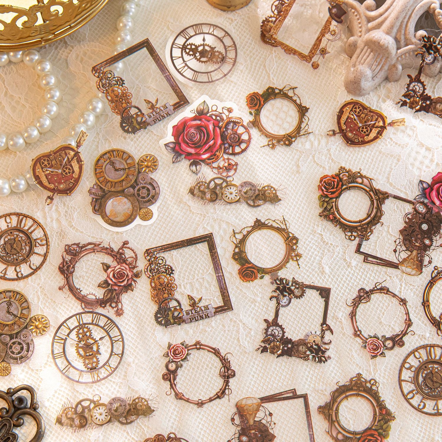 30 Pcs Vintage Gadget Stickers LJSY