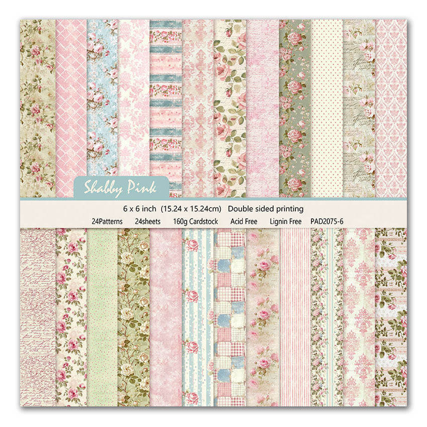 6 inch Scrapbook Paper Pad JYY6075