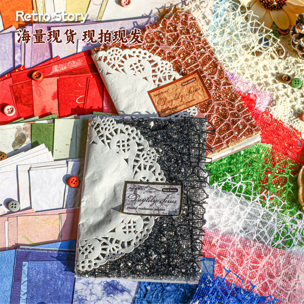 32 Sheets Texutered Scrapbook Paper XCXL