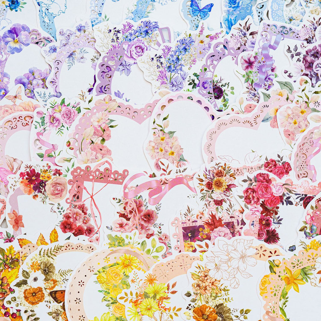 10 Pcs Lace Floral Notepad Paper HYLS