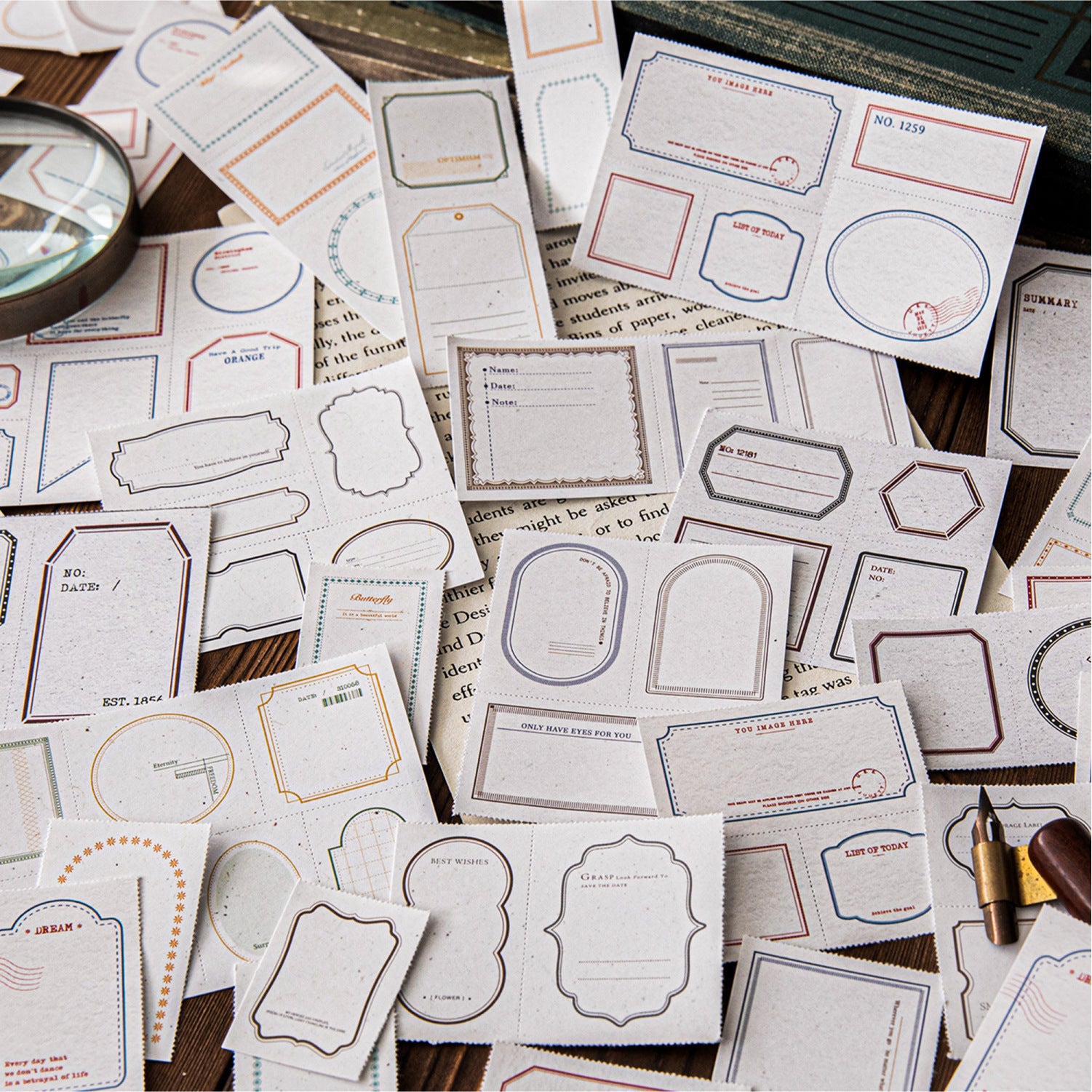 30 Sheets Vintage Notepad Paper SGJLZ