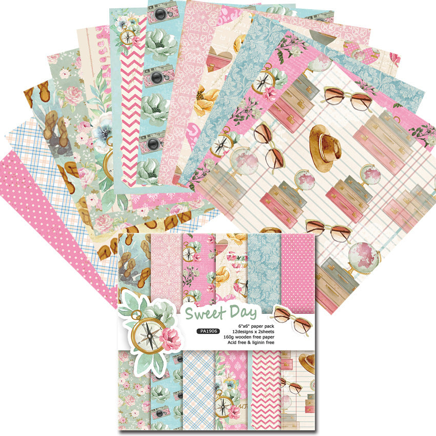 6 inch Scrapbook Paper Pad JYY6906