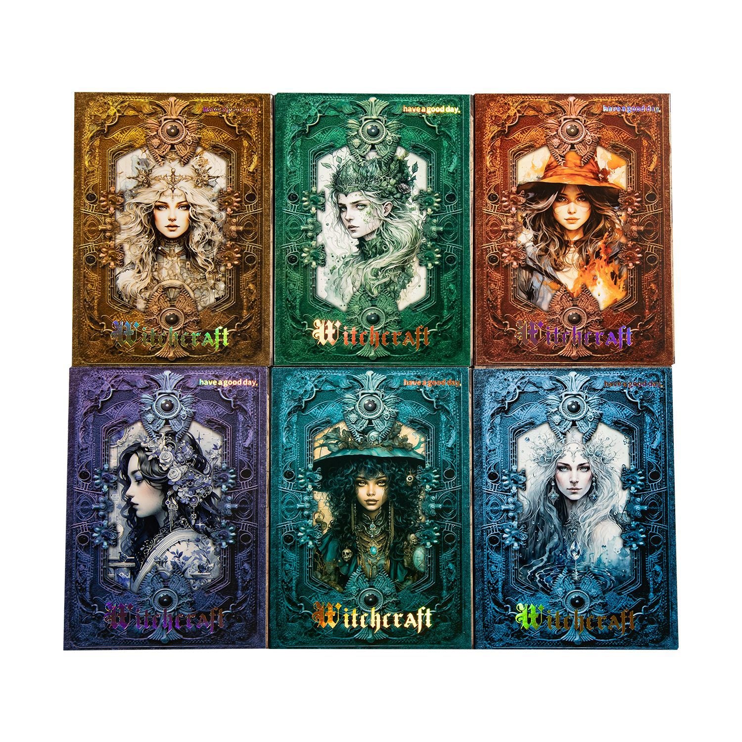 30 Pcs Witch Scrapbook Paper WSMM
