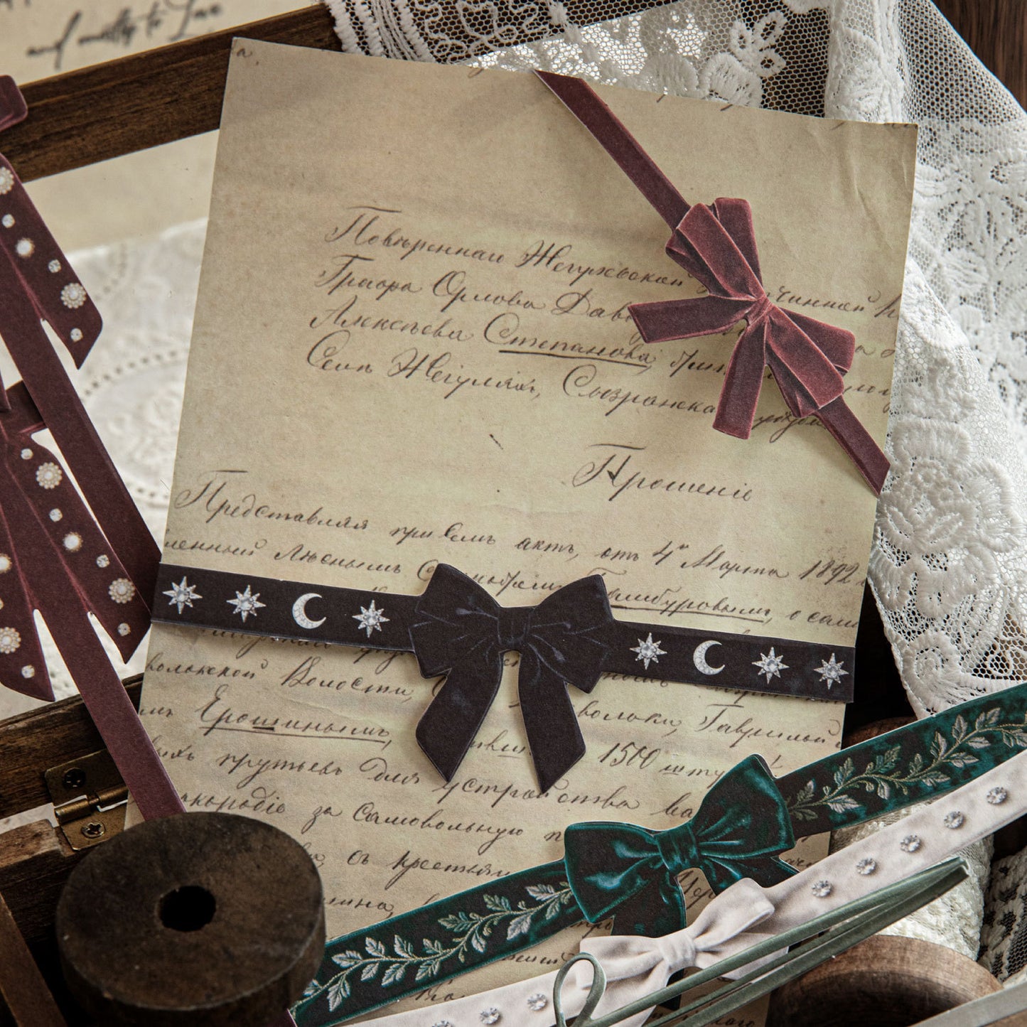 20 Pcs Lace Knot Stickers SGLS