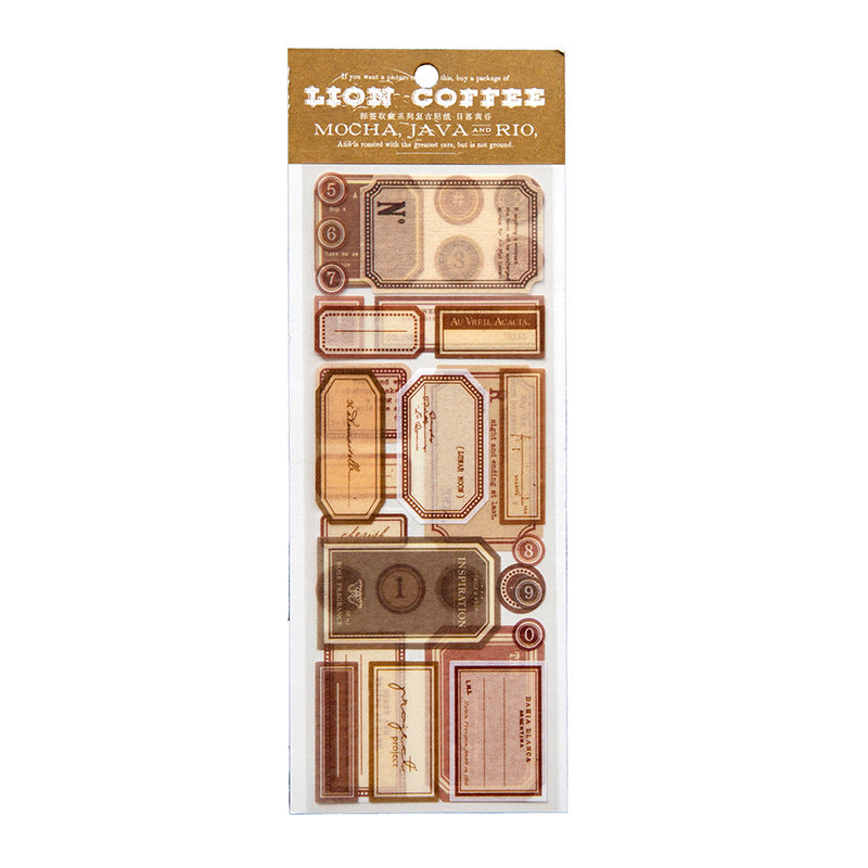 1 Pc Label Washi Stickers BQSC