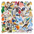 50 Pcs Vinyl Bird Stickers GT055