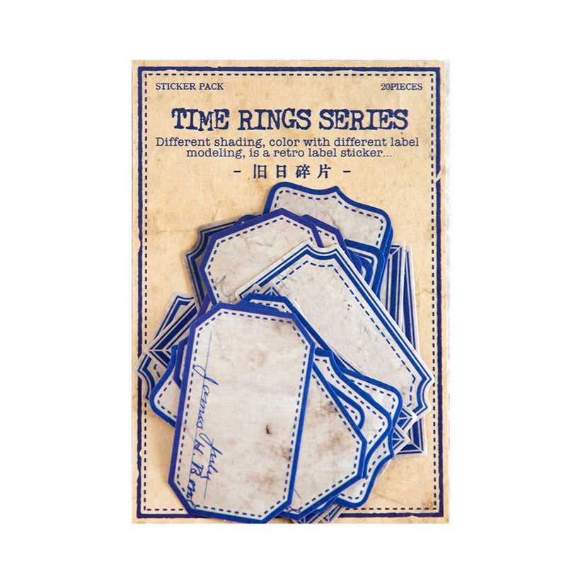 30 Pcs Vintage Lable Stickers SGNL