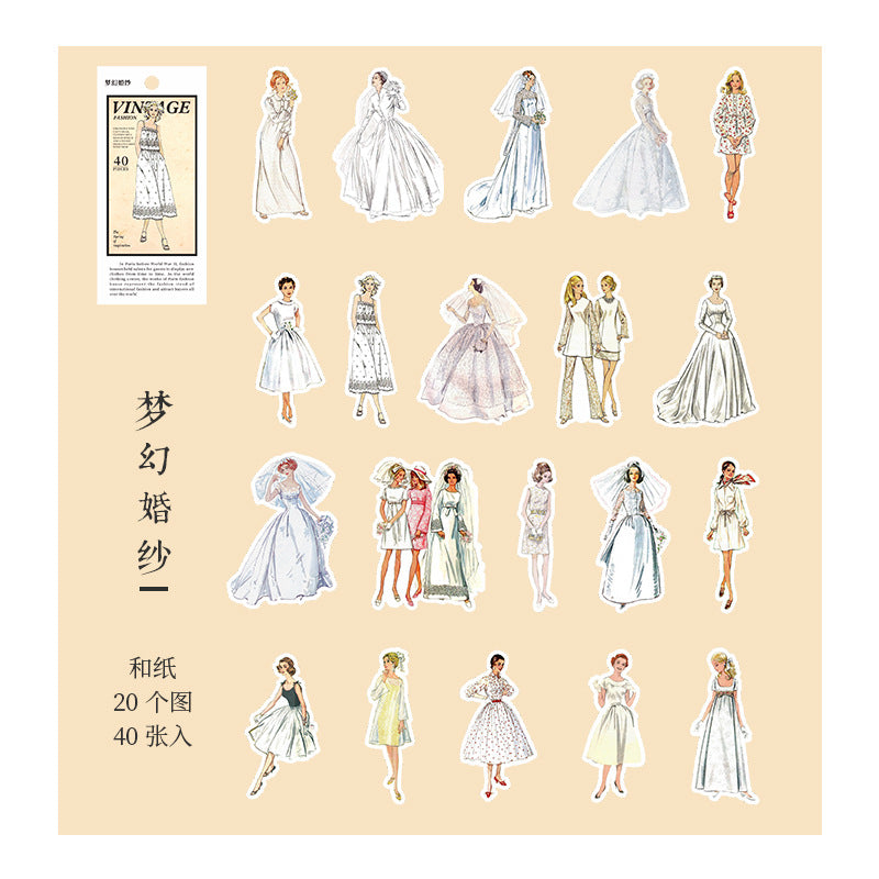 Shizou Washi  Lady Stickers