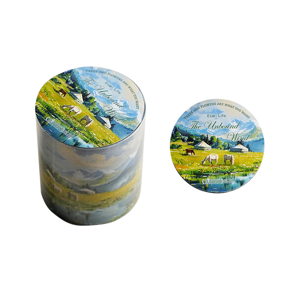 1 Roll Travel Landscape PET Tape ZYDF