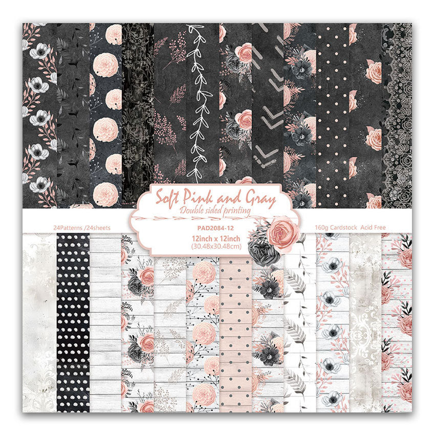 12 inch Scrapbook Paper Pad JYY084