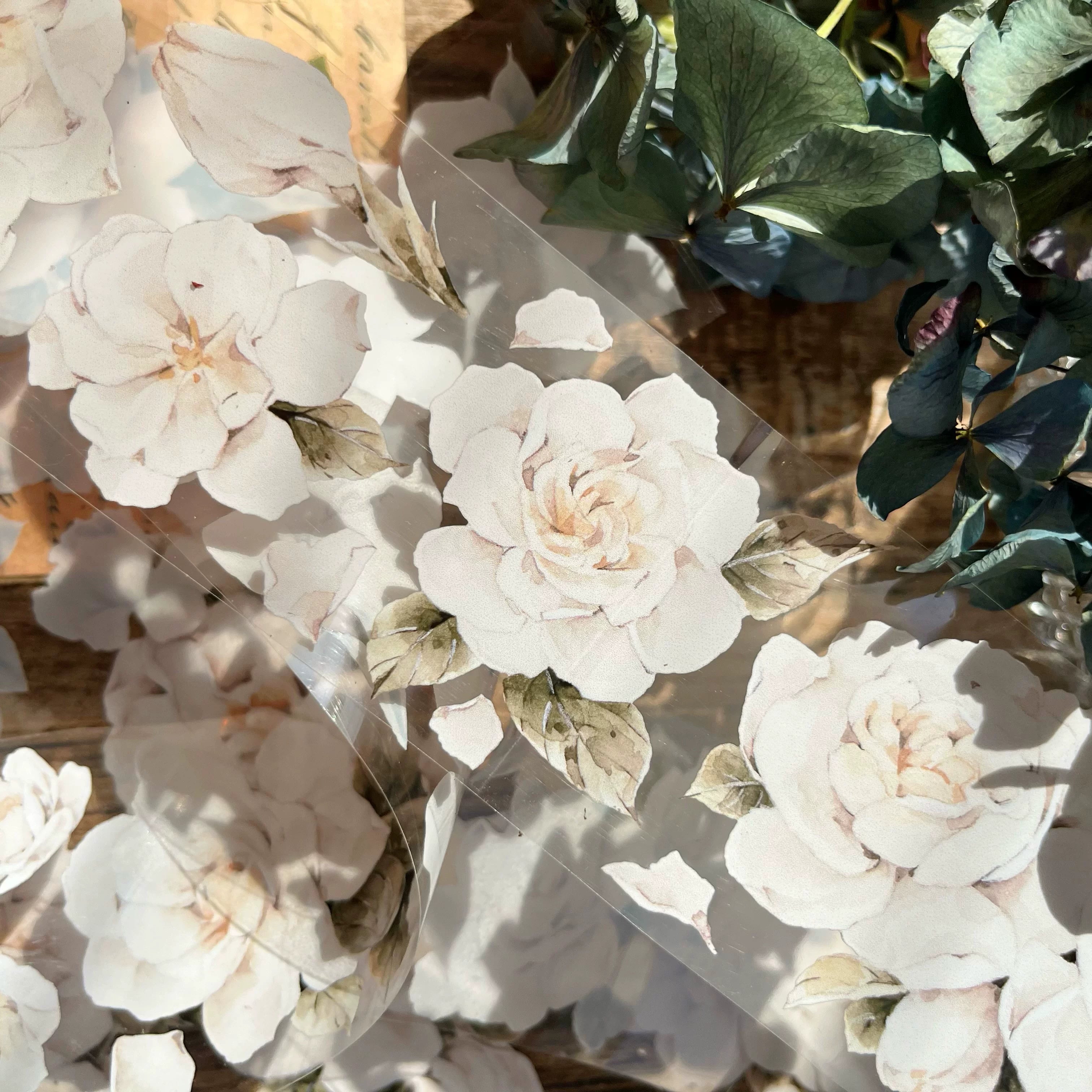 Floral Decorative Tape Rolls- Northern Dusk Garden