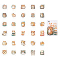 30 Pcs Ginger Cat Boxed Stickers YQJM