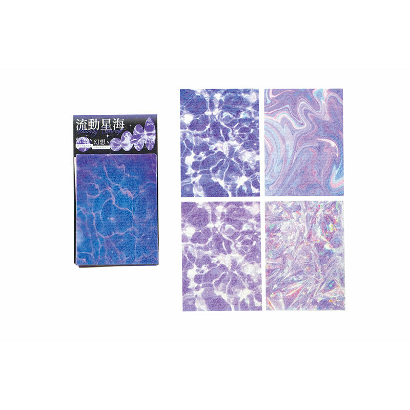 20 Pcs Creative Background Paper Stickers LDXH