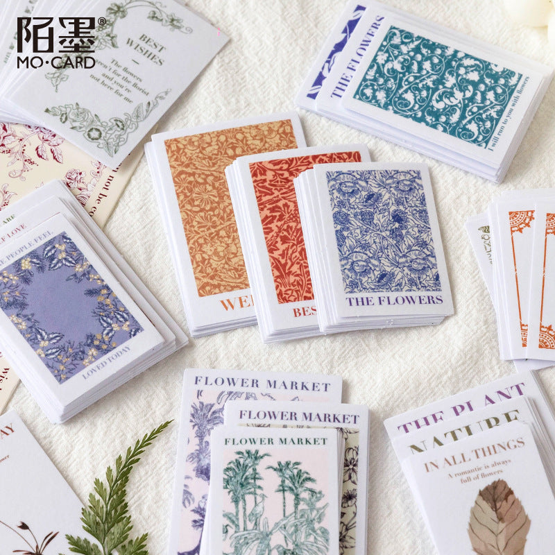 30 Pcs Botanical Art Themed Stickers ZWHX