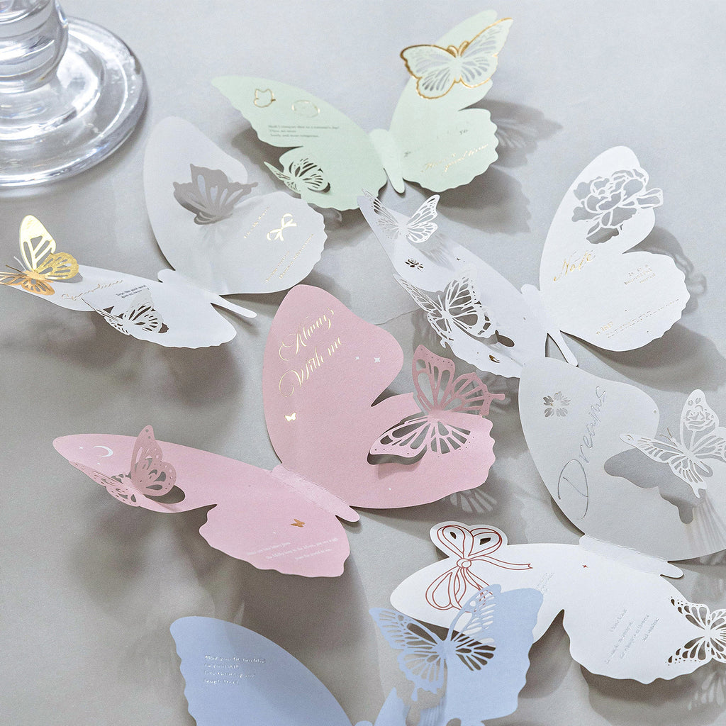 10 Pcs Butterfly Theme Notepad Paper PDWY