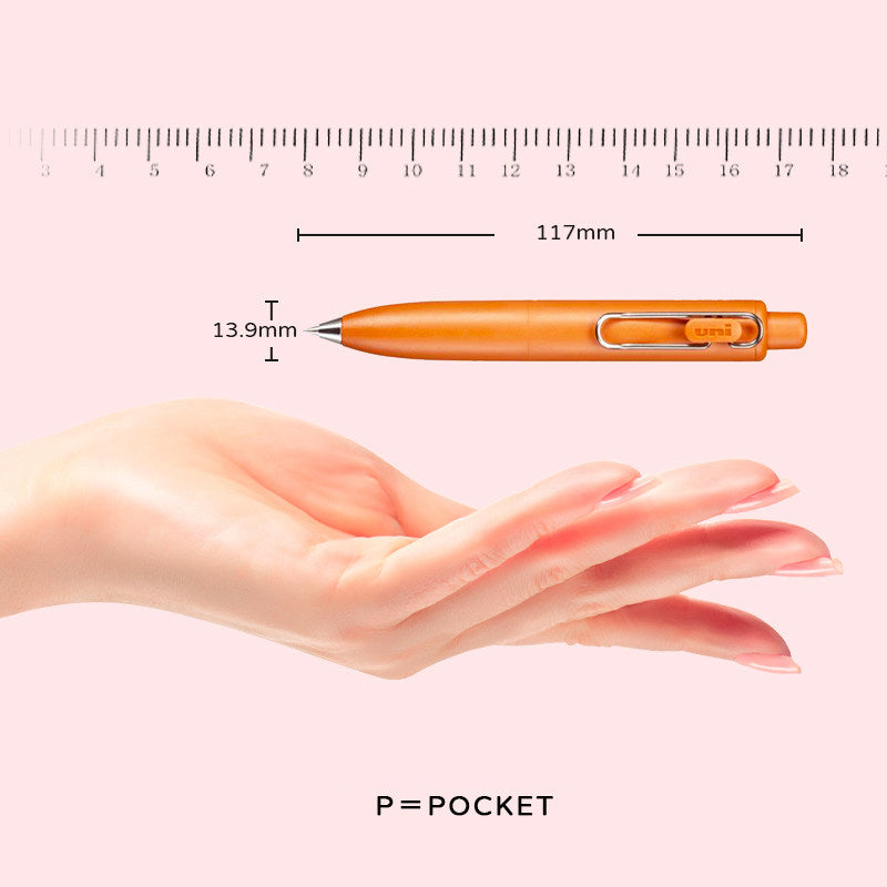 Zento Uni-ball One 0.5mm Pocket Black Gel Pen UMP-SP