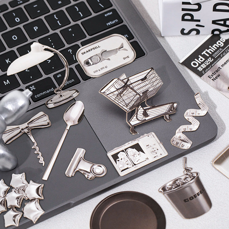 25 Pcs Vintage Gadget Stickers JWSG