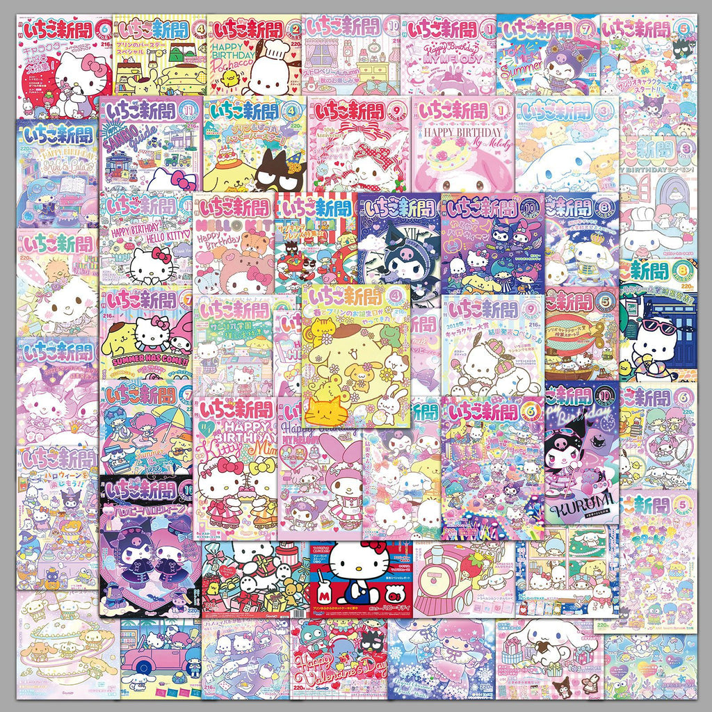 50Pcs Kawaii Waterproof Vinyl Stickers SRO129