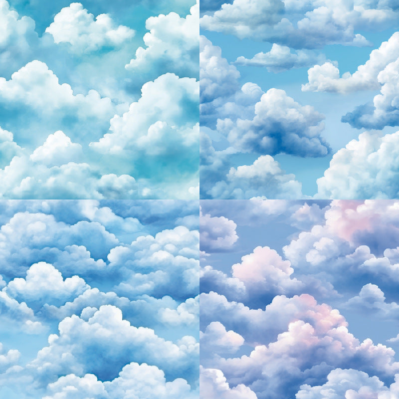 6 inch Blue Sky Cloud Scrapbook Paper Pad SKP211