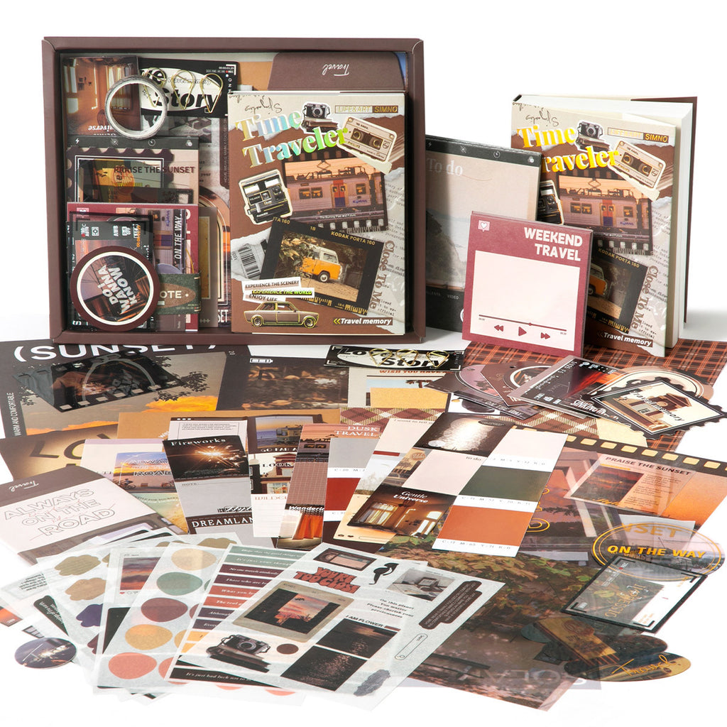 116 Pcs Journal Supplies Kit with Gift Box RSSC