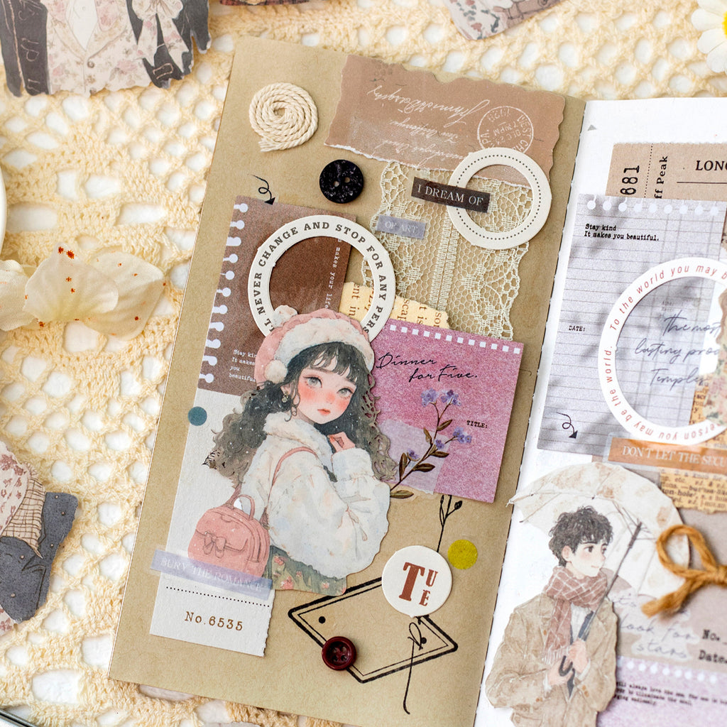 100 Pcs Fashion Boy Girl Stickers DRXP