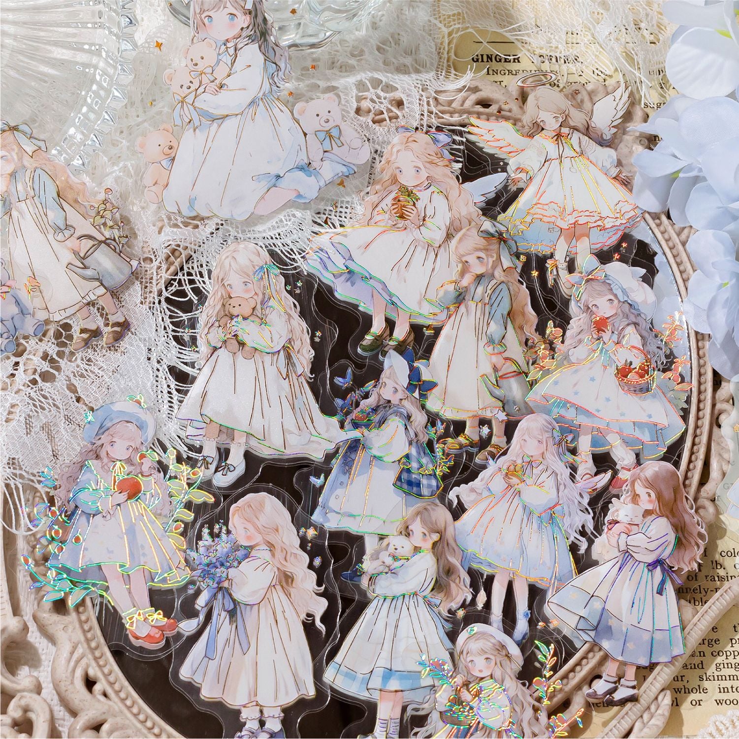 30 Pcs Litlte Fairy Tale PET Stickers THSL