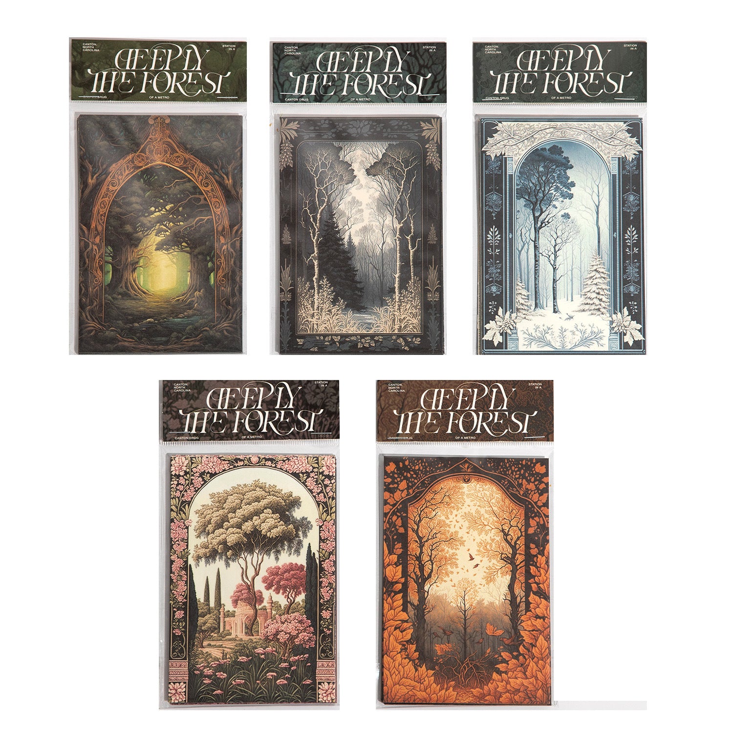 30 Sheets Fantasy Forest Scrapbook Paper MLSC