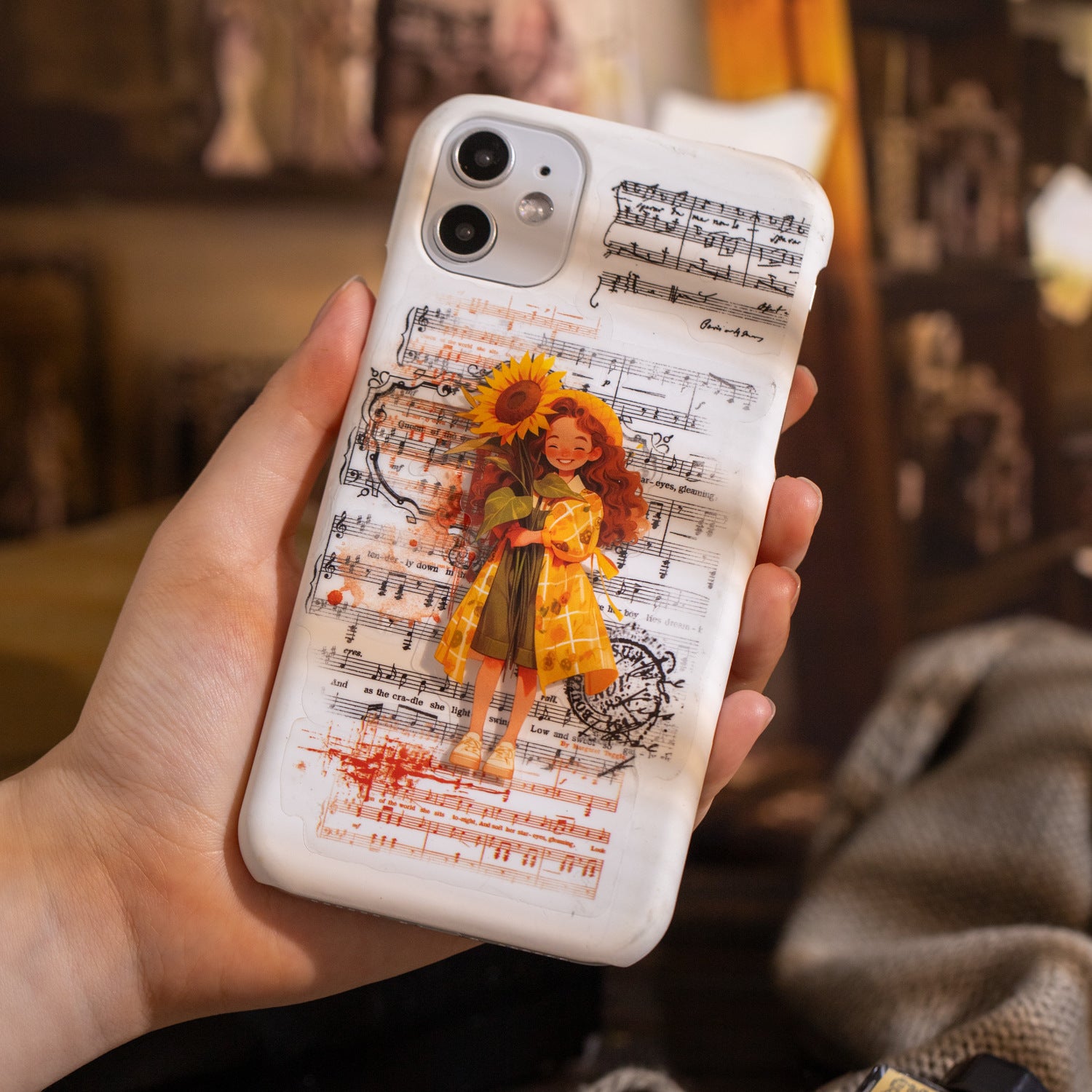 15 Pcs Vintage Letter PET Stickers BBXJ