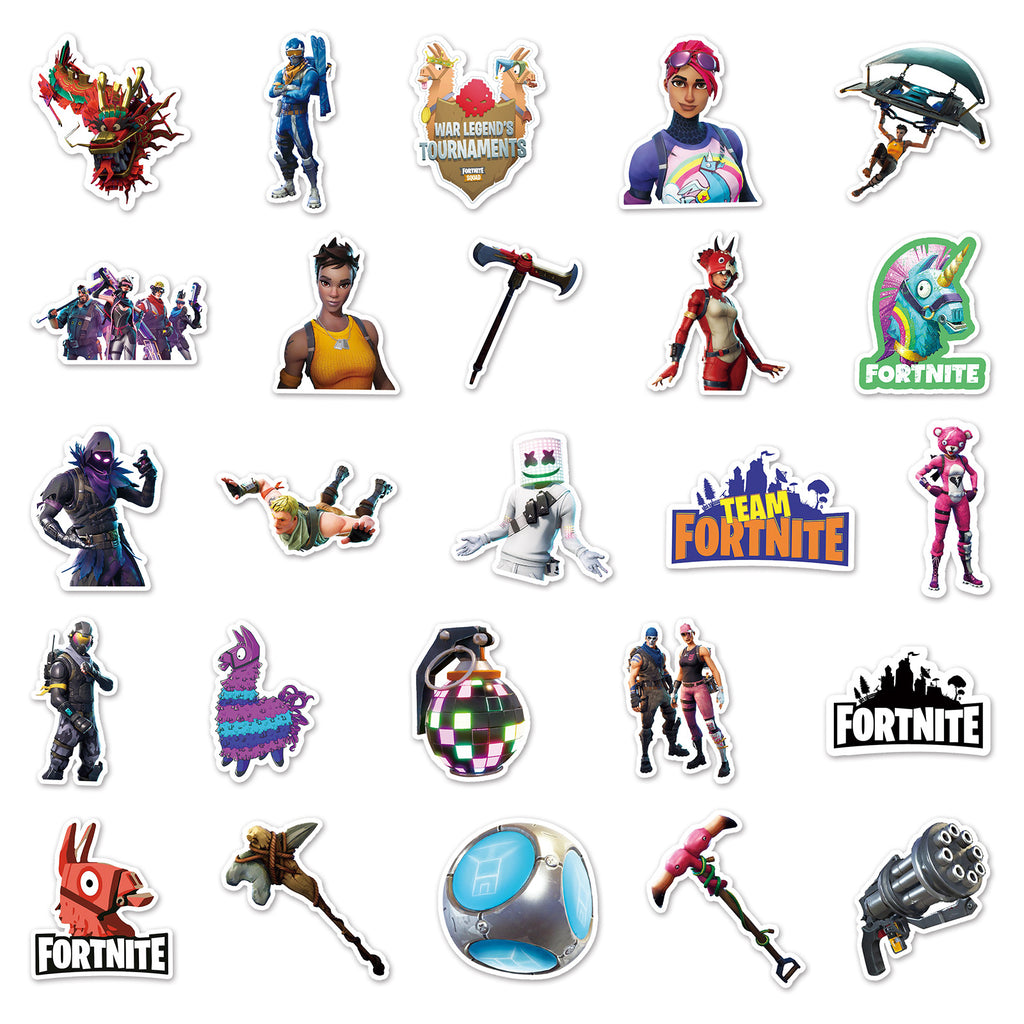50 Pcs Vinyl Game Theme Stickers LZY408