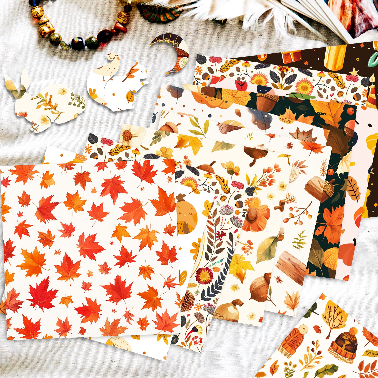 6 inch Thanksgiving Day Scrapbook Paper Pad PA010