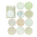 10 Pcs Floral Chintz Vintage Lace Edged Paper HKYQE