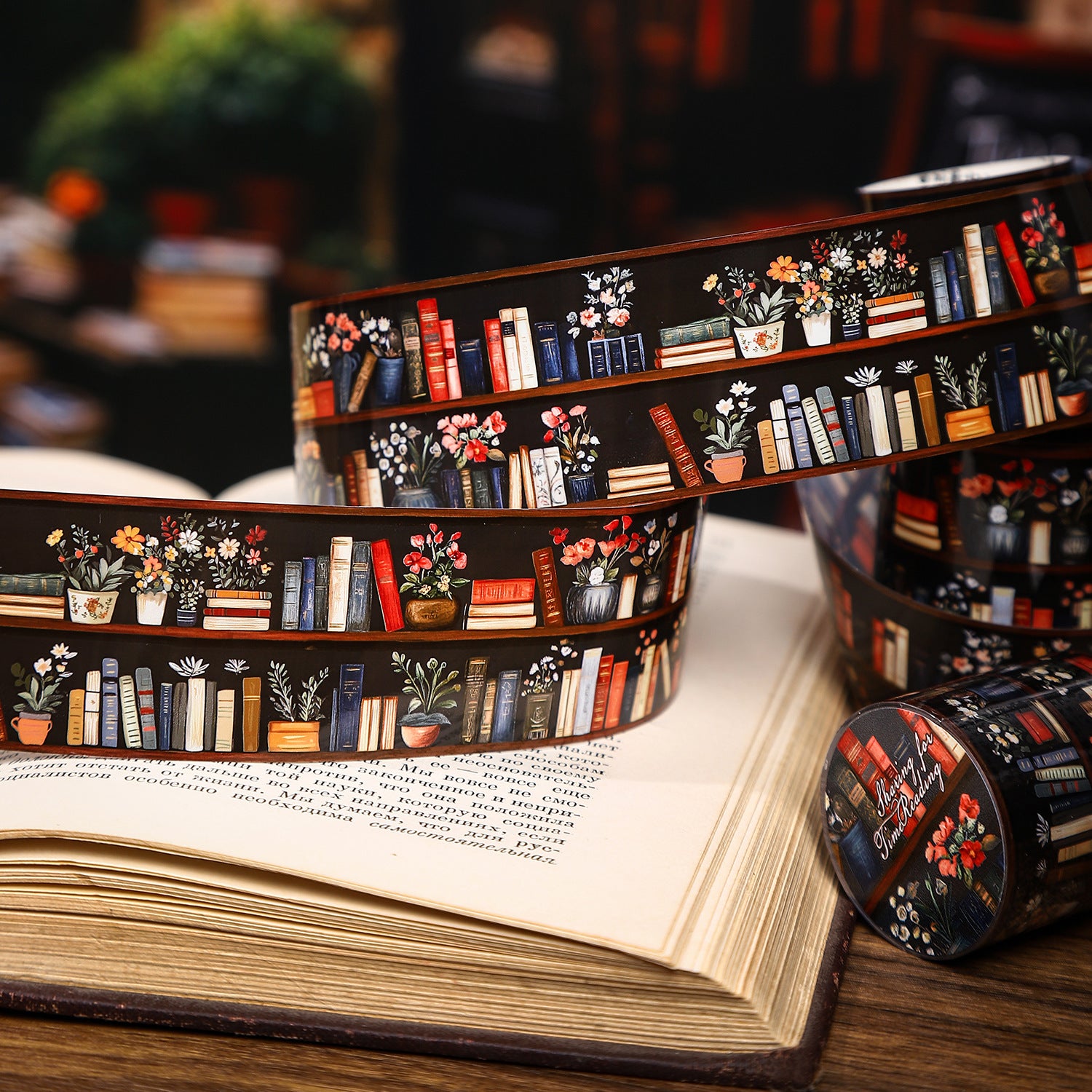 1 Roll Reading Theme Sticker Tape GDSG