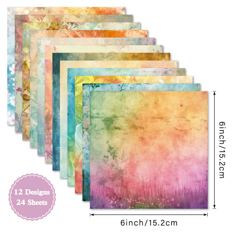 6 inch Verdure Scrapbook Paper Pad SKP316