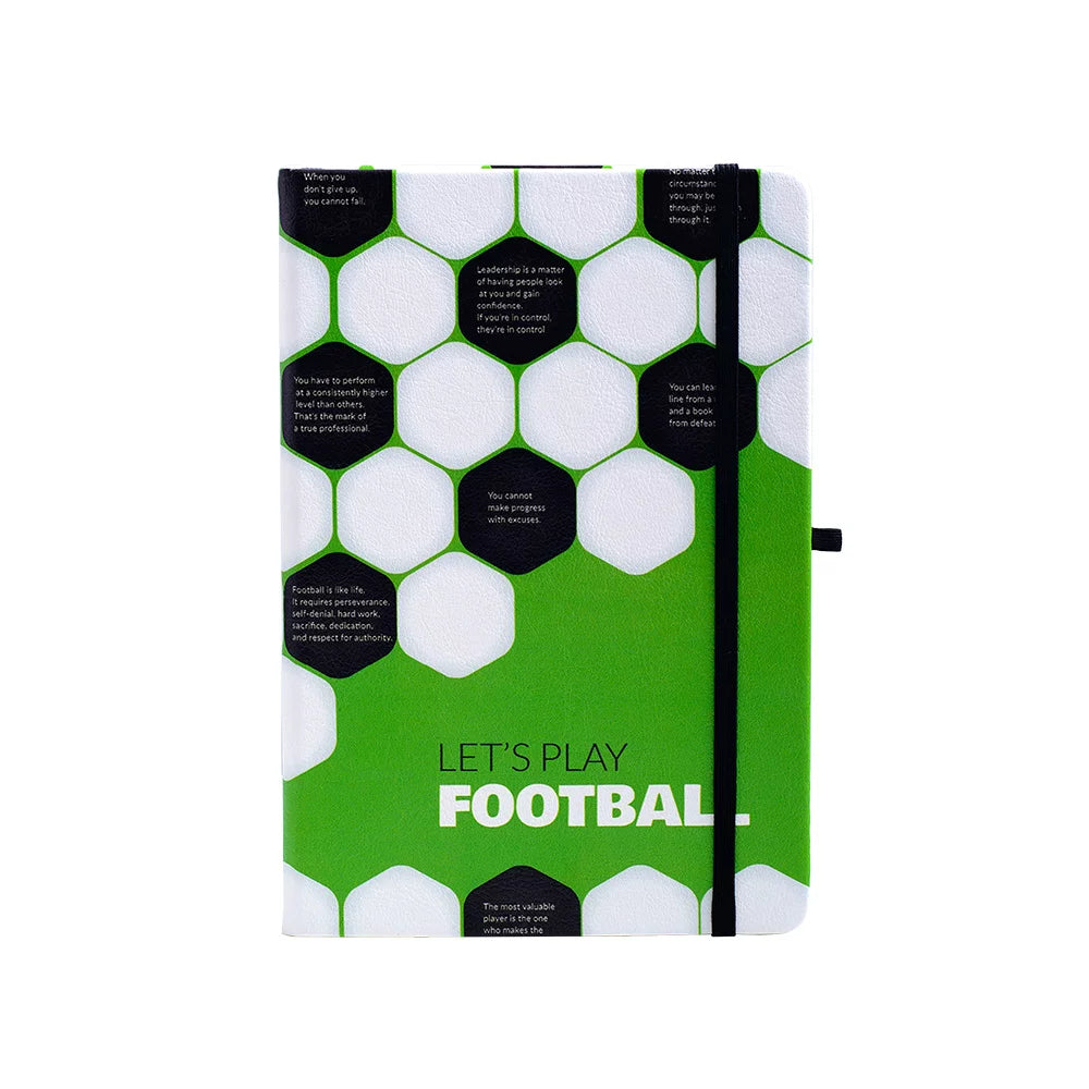 Art Series A5 Hardcover  Notebook - Football Edition