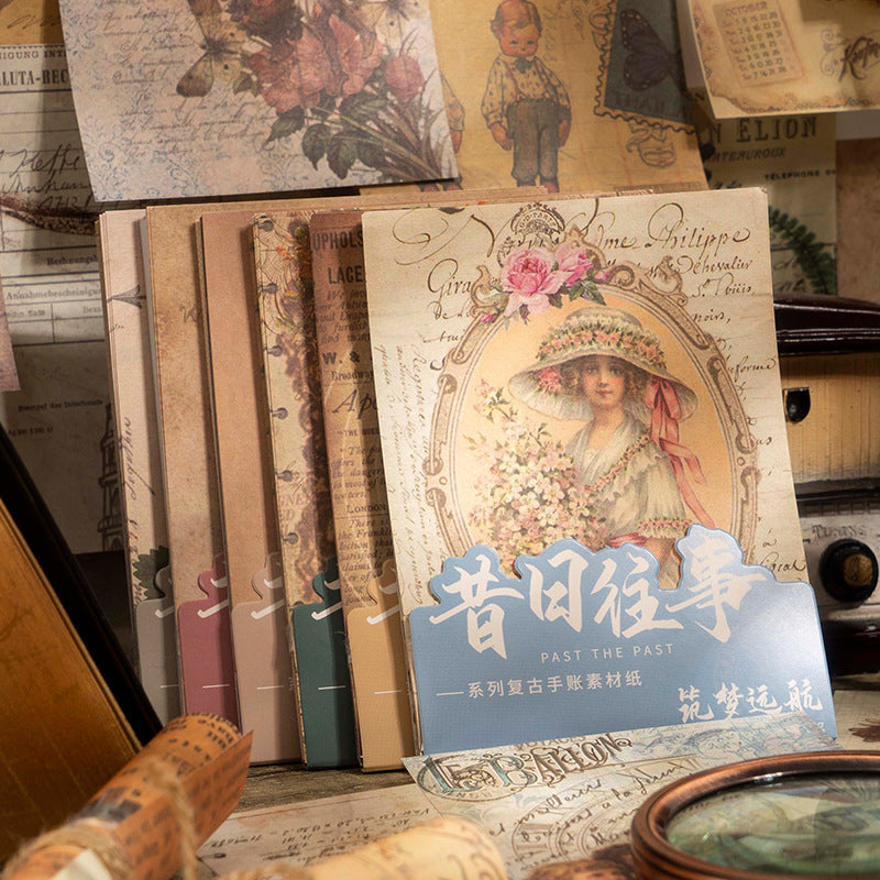 30 Pcs Vintage Junk Journal Paper XRWS